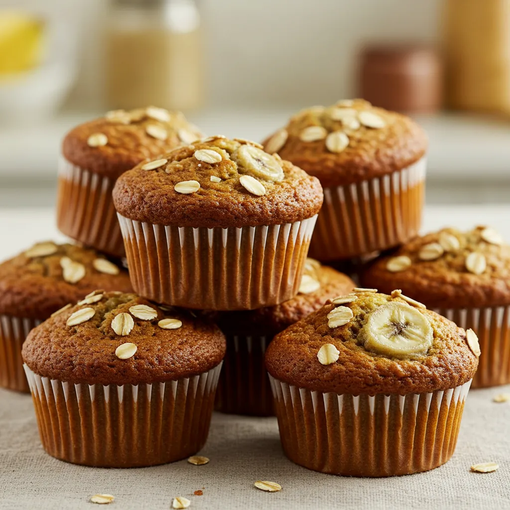 Oat Banana Muffins - tertiary view